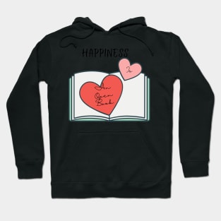 Happiness is an open book Hoodie